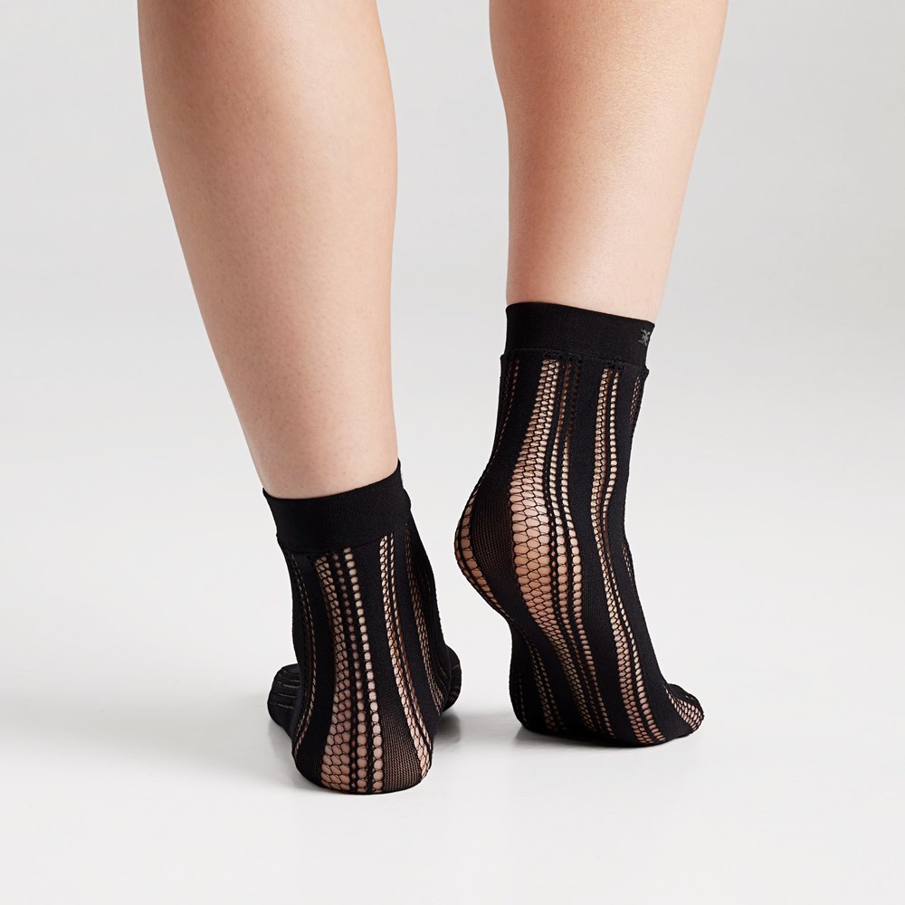 3 Pack Jacquard Anklet - Front