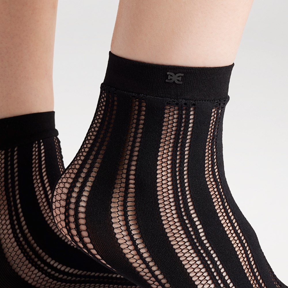 3 Pack Jacquard Anklet - Left
