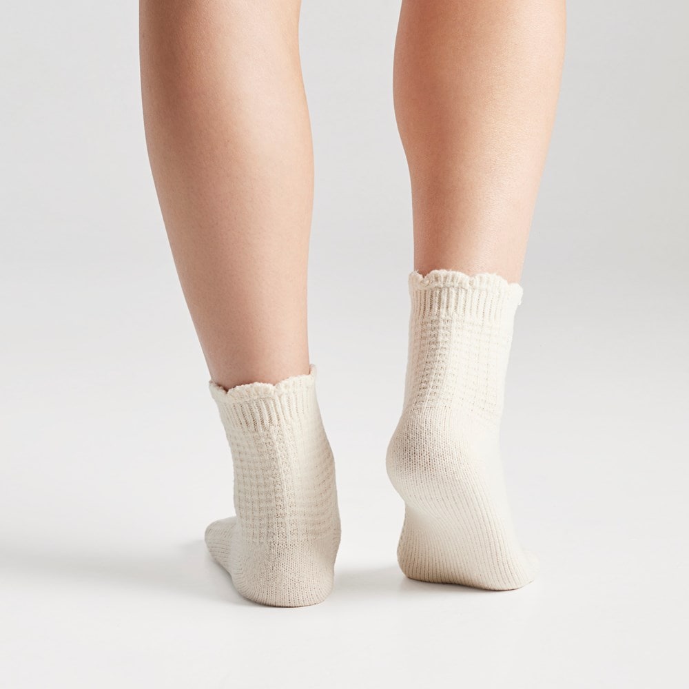 3 Pack Waffle Midi Boot Socks - Front