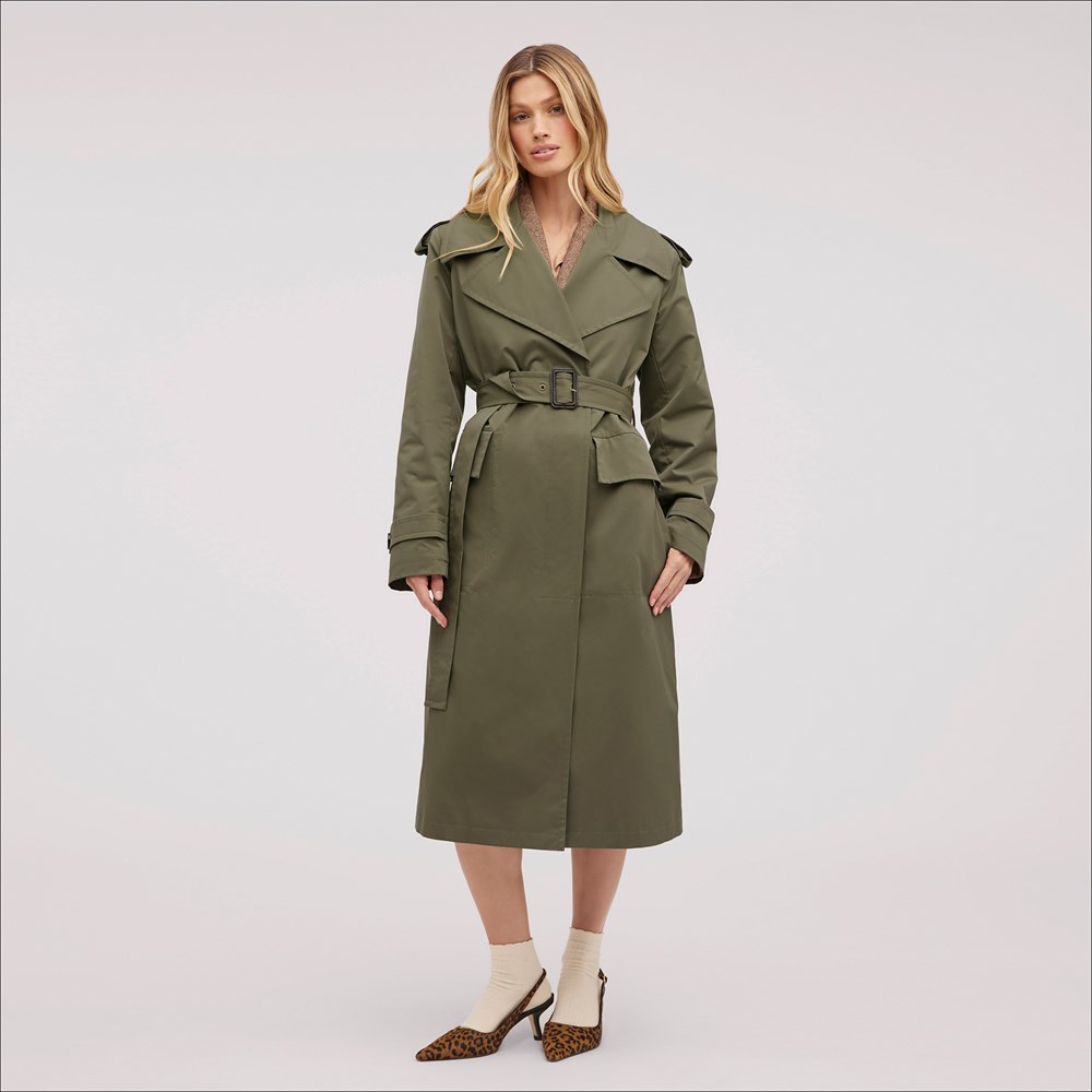 Sam Edelman Double Breasted Trench Coat Women s Outerwear