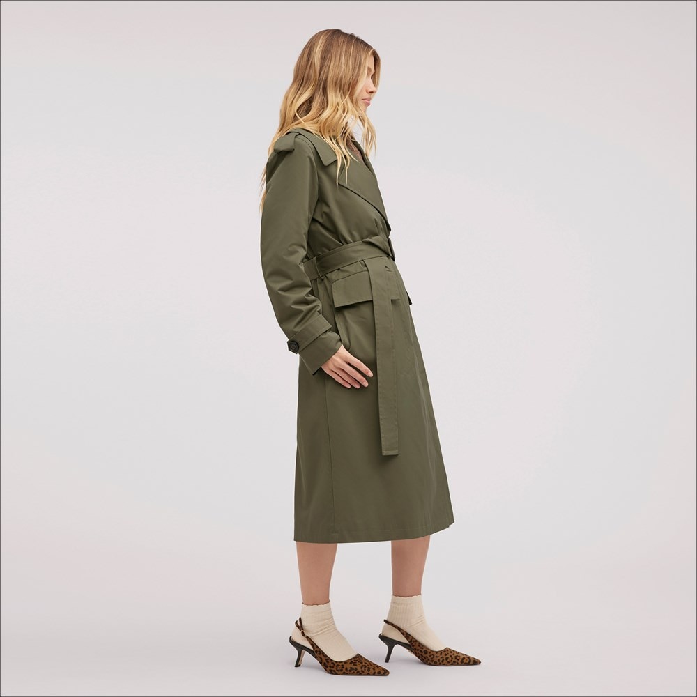 Sam Edelman Double Breasted Trench Coat Women s Outerwear