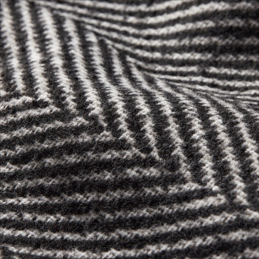 Power Shoulder Wool Coat - Back