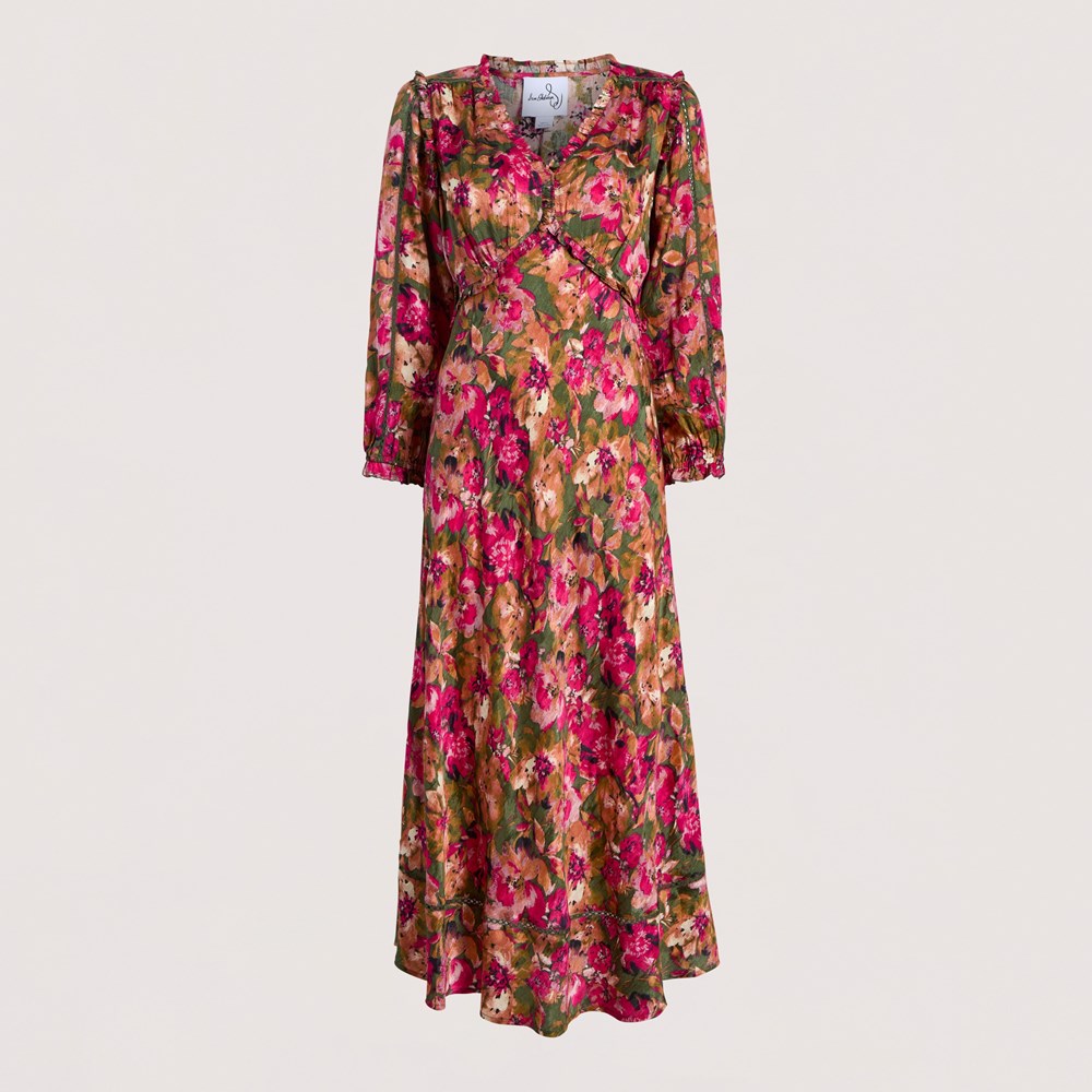 Bibiy SARA RUFFLED MIDI DRESS超 安い