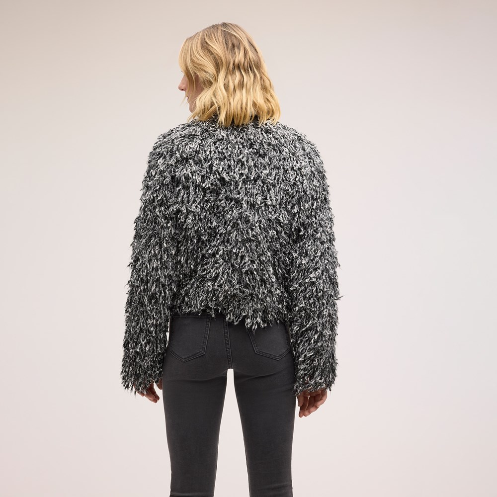 トップス THE TOE PIGALLE SHAGGY CARDIGAN Pigalle Shaggy cardigan – THE TOÉ