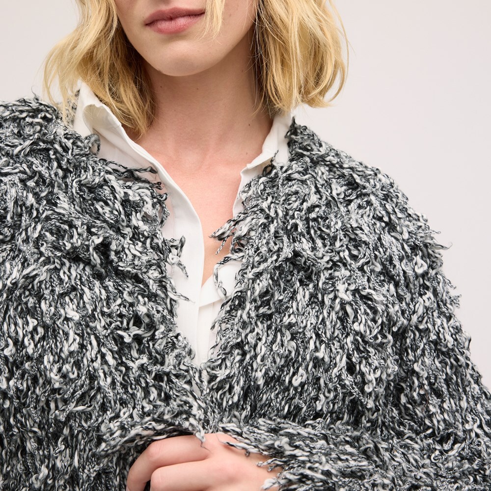 BayBee shaggy cardigan グレー 松本恵奈のMUST BUY-来週9月13日（火）発売の