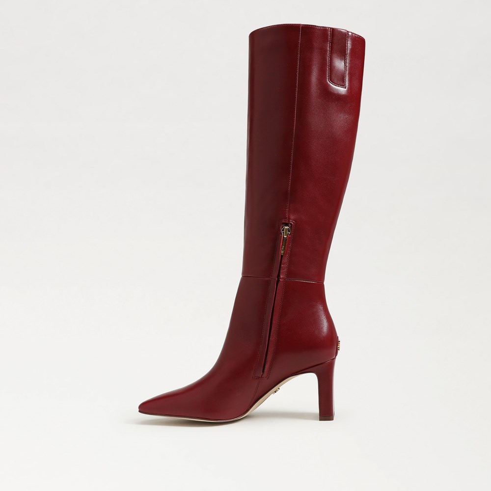 Sylvia Wide Calf Knee High Boot - Left