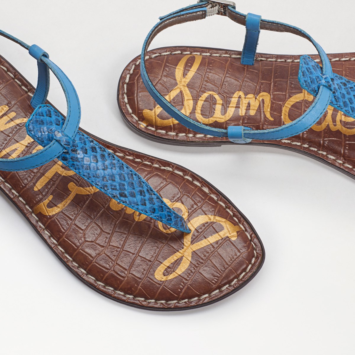 Details about   9.5M Sam Edelman Women's New Cason Saddle Leather Sandals NIB Thong Backstrap