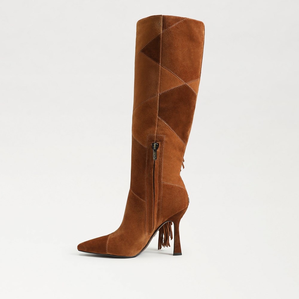 Sam Edelman Ellis Knee High Fringe Boot Women s Boots and Booties