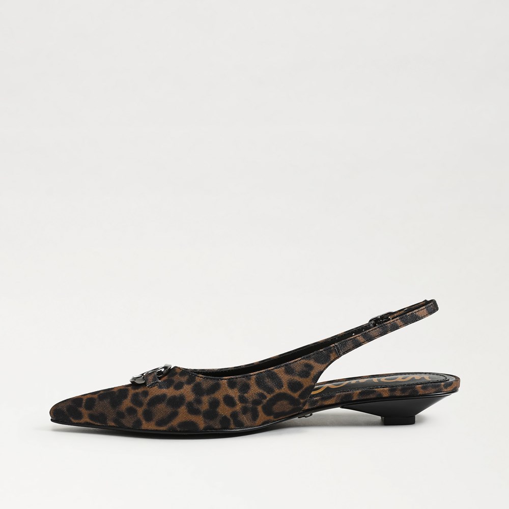 Slingback Sam Edelman Leopard Shoes SAM EDELMAN Ludlow Leopard