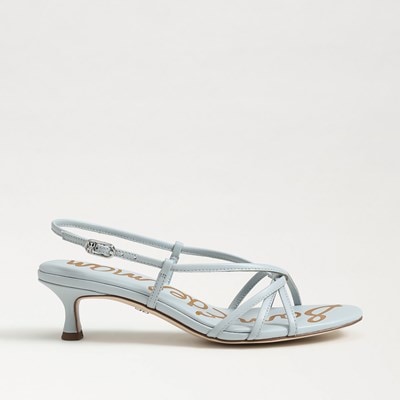 Sam Edelman ☆ Prance スリムストラップ レザー ヒールサンダル Amazon.com | Sam Edelman Women's Prance Heeled Sandal, Amber