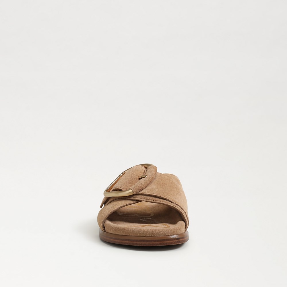 Darla Buckle Slide Sandal - Front