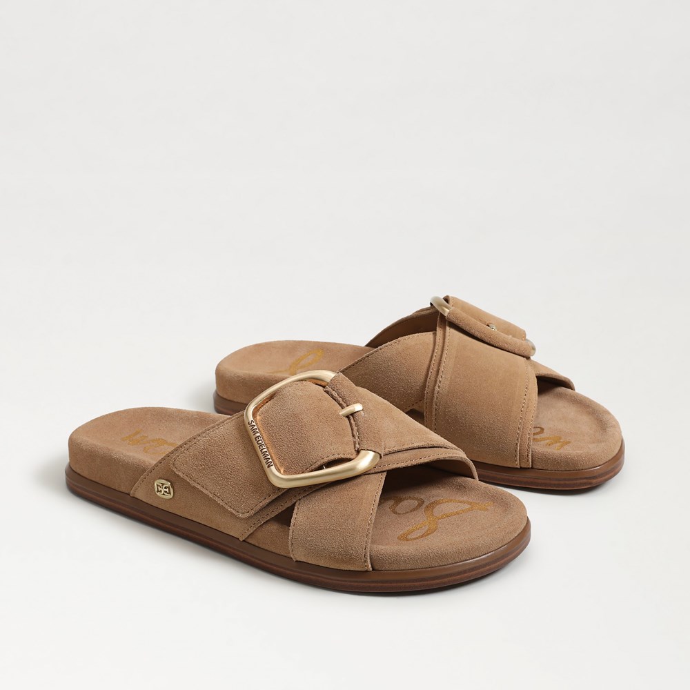 Darla Buckle Slide Sandal - Pair