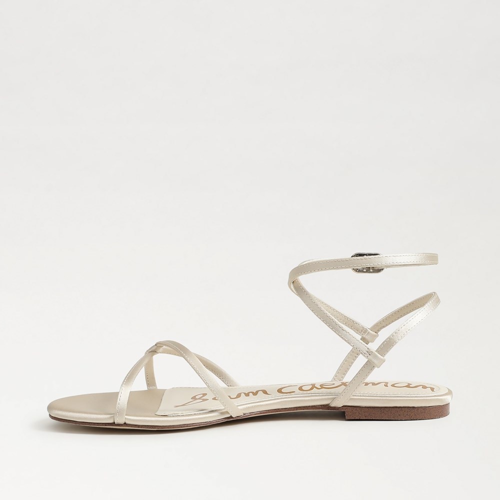 Ellina Strappy Flat Sandal - Left
