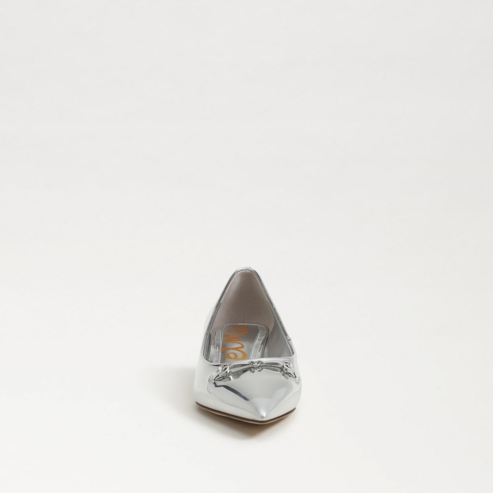 Kaya Pointed Toe Kitten Heel Pump - Front