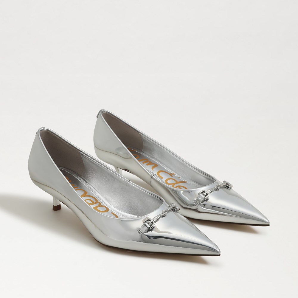 Kaya Pointed Toe Kitten Heel Pump - Pair