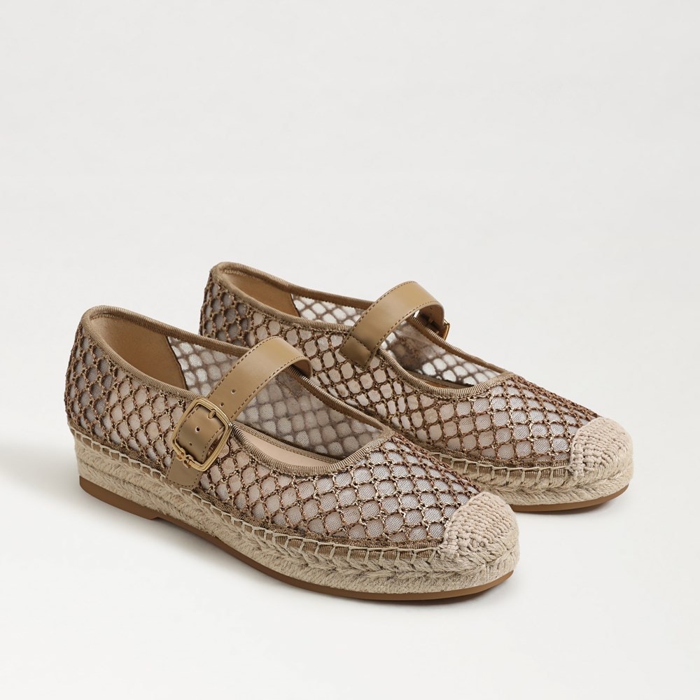 Mackie Mesh Espadrille Mary Jane Brushed