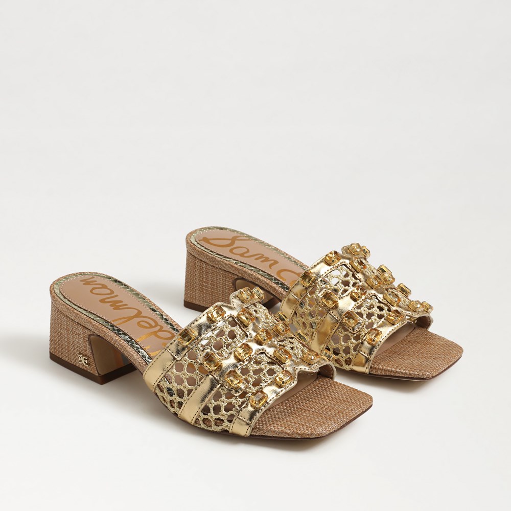 Sam Edelman ☆ Webster ブロックヒール装飾サンダル Sam Edelman Webster Slide Sandal | Women's Sandals