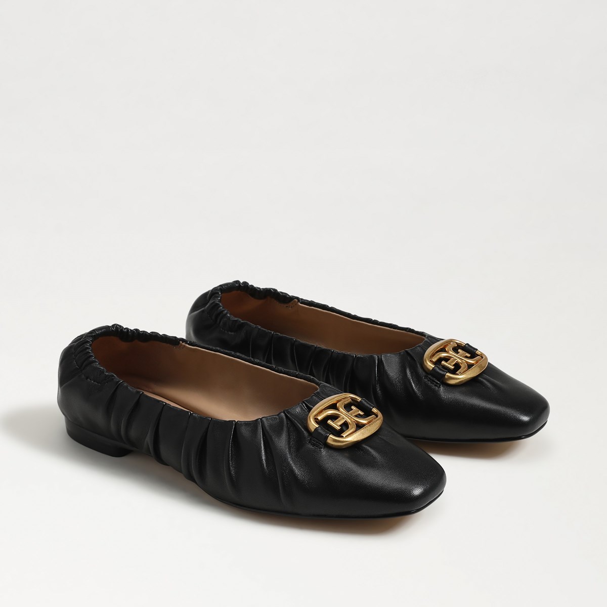 フラットシューズ Heugyang Harmony Flat Shoes Black Suede TT00051-NOIR Black Flats for Women | Free Shipping with Loyalty