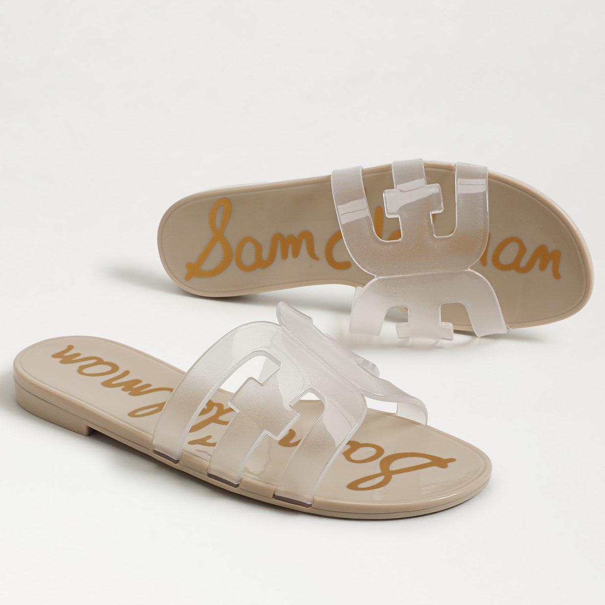 (取寄) サムエデルマン レディース ベイ ゼリー Sam Edelman women Bay Jelly Clear/Sand Sam Edelman Bay Jelly Slide Sandal | Women's Sandals