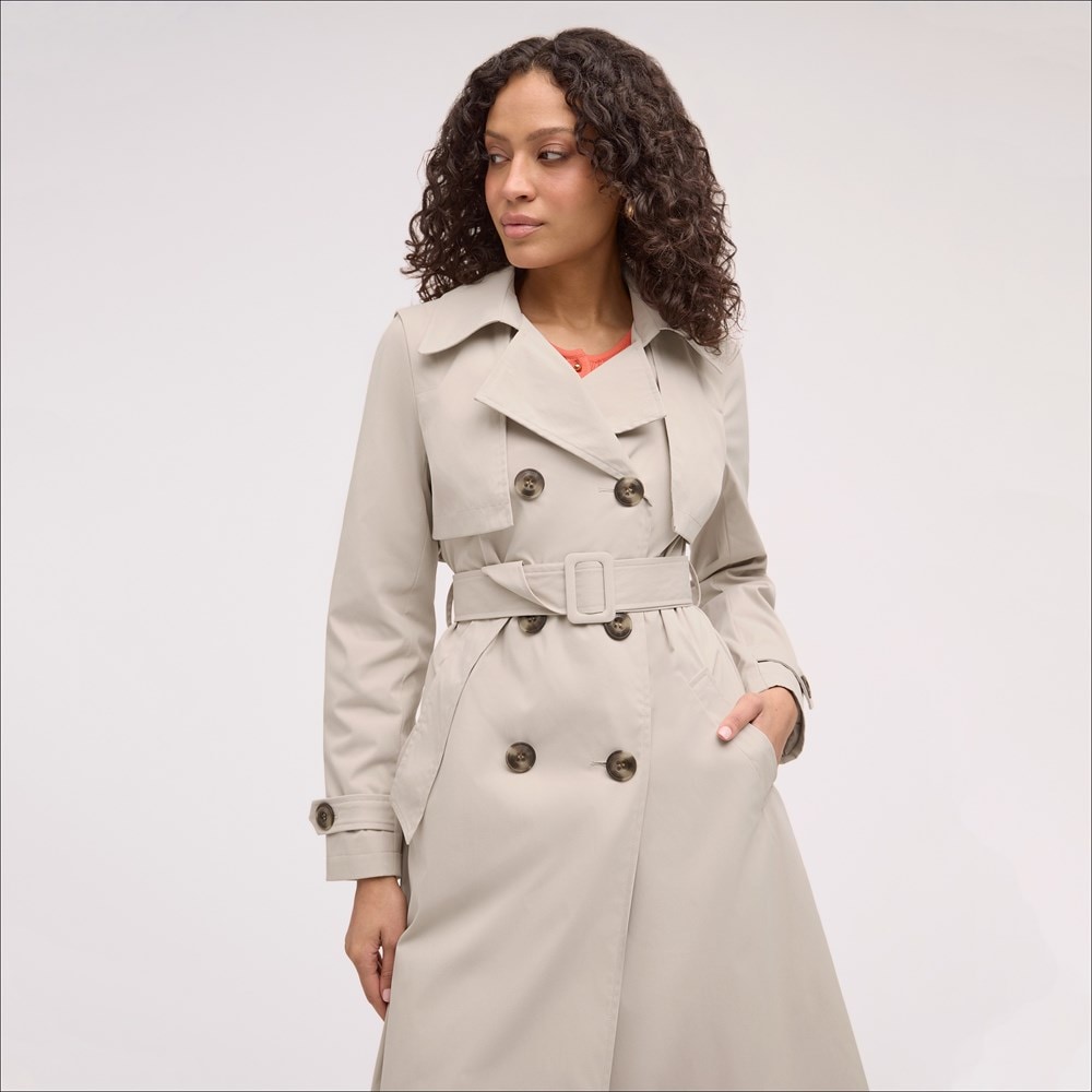 beige trench coat womens