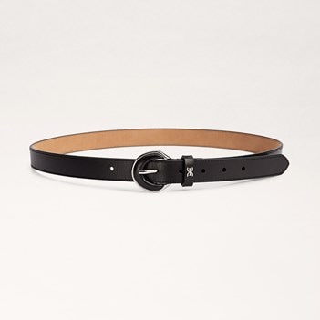 Sam Edelman 25MM Leather Inlay Belt | Women's Belts