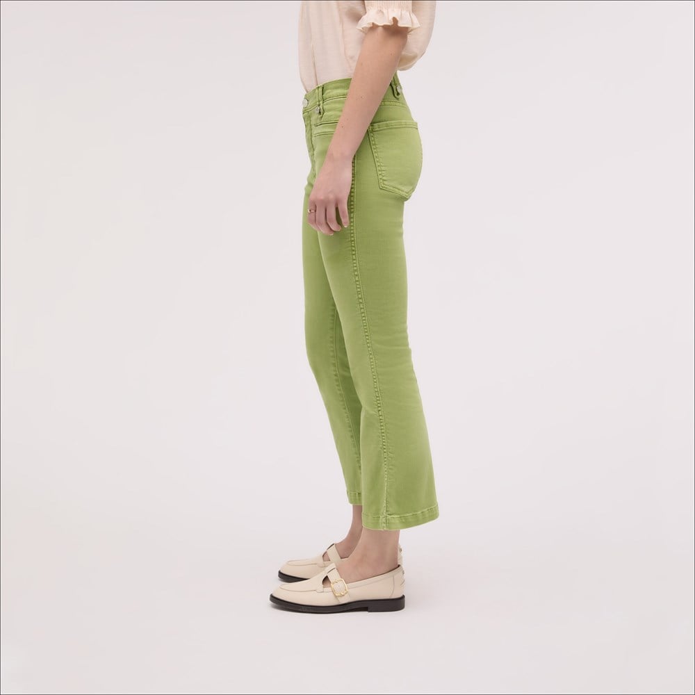 Sam Edelman High Rise Kick Flare Denim Pants | Women's Bottoms
