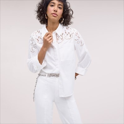 トップス anna Sam Edelman Anna Embroidered Tee | Women's Tops