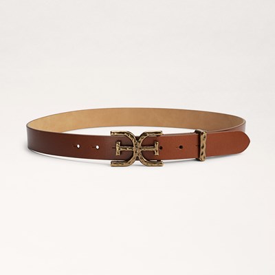 Sam Edelman 30MM Logo Stitch Belt | Women's Belts
