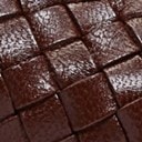Burnt Brown Woven Leather