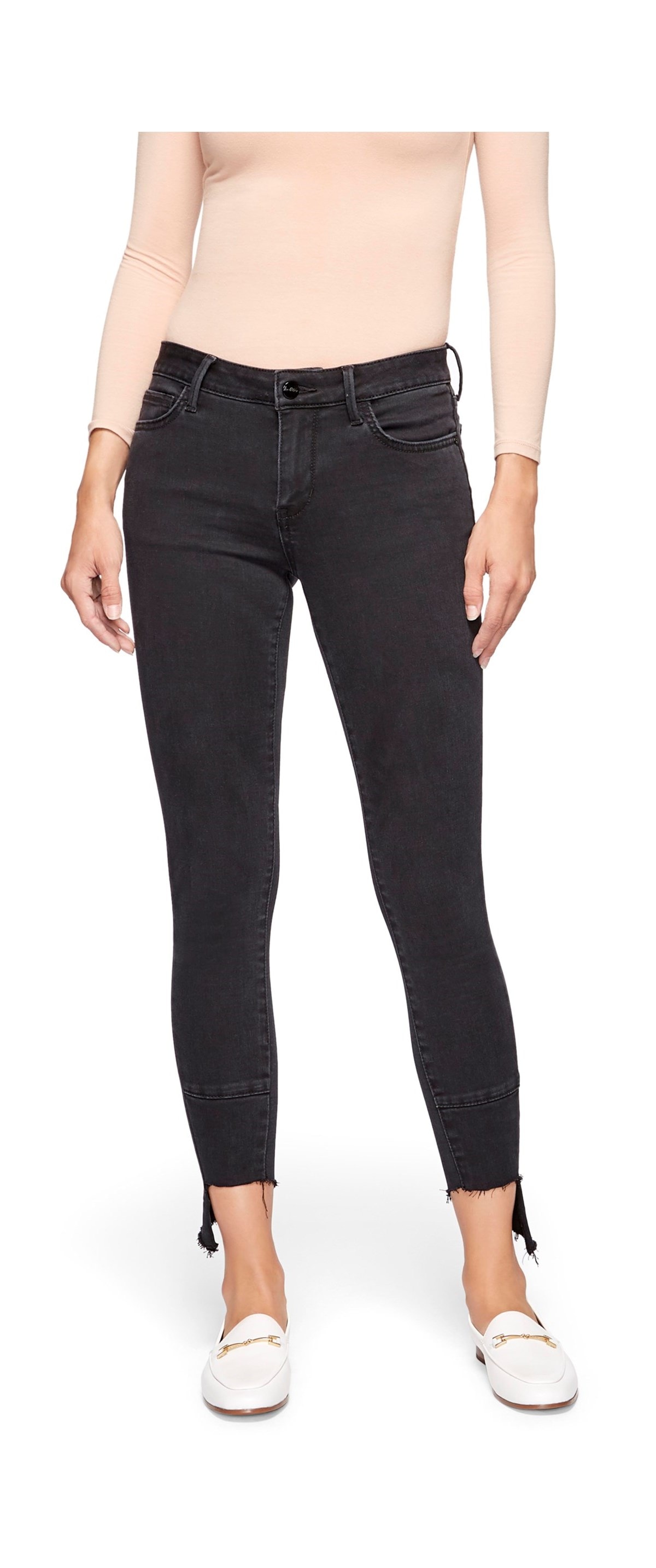 mid rise skinny ankle jeans