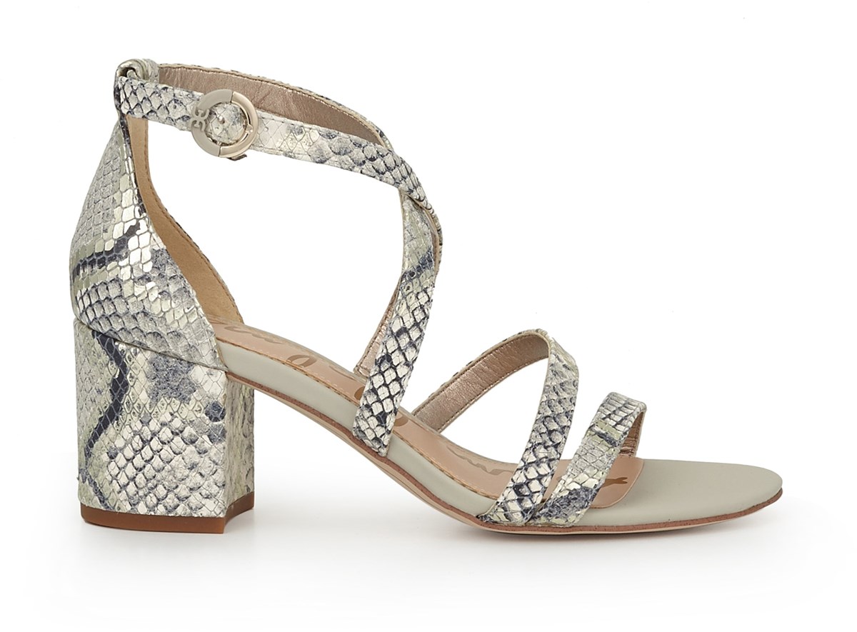 low stacked heel sandals
