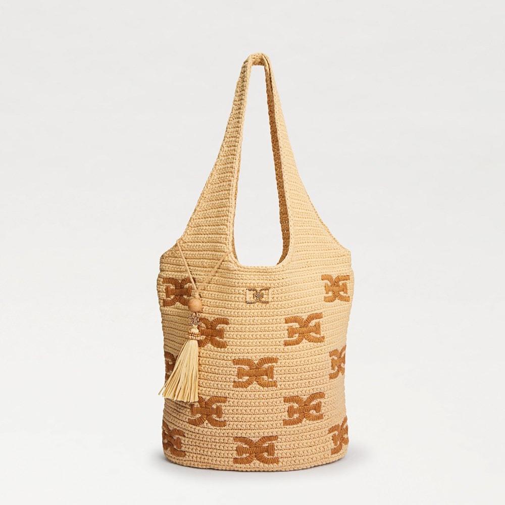 トートバッグ CROCHET LOGO SHOPPING BAG Sam Edelman April Crochet Logo Tote | Women's Handbags