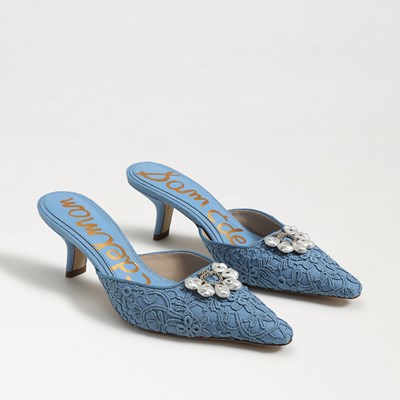 最安 Mule Heel Kitten Brit Edelman Sam | Heels Women's 靴