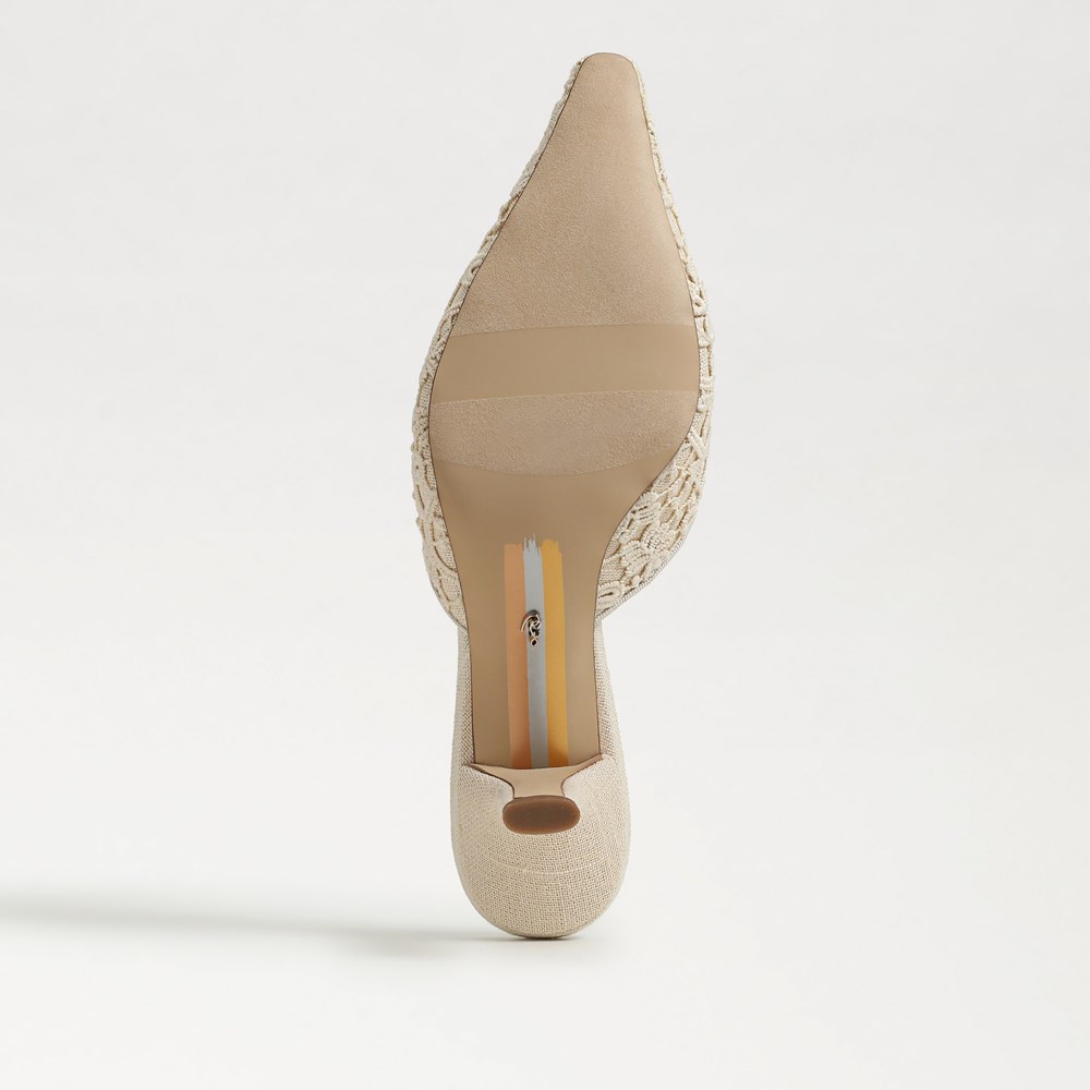 Brit Orchid Kitten Heel Mule - Bottom