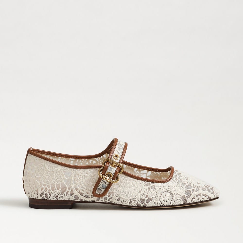 Sam Edelman Michaela Mesh Mary Jane Flat | Women's Flats and Loafers
