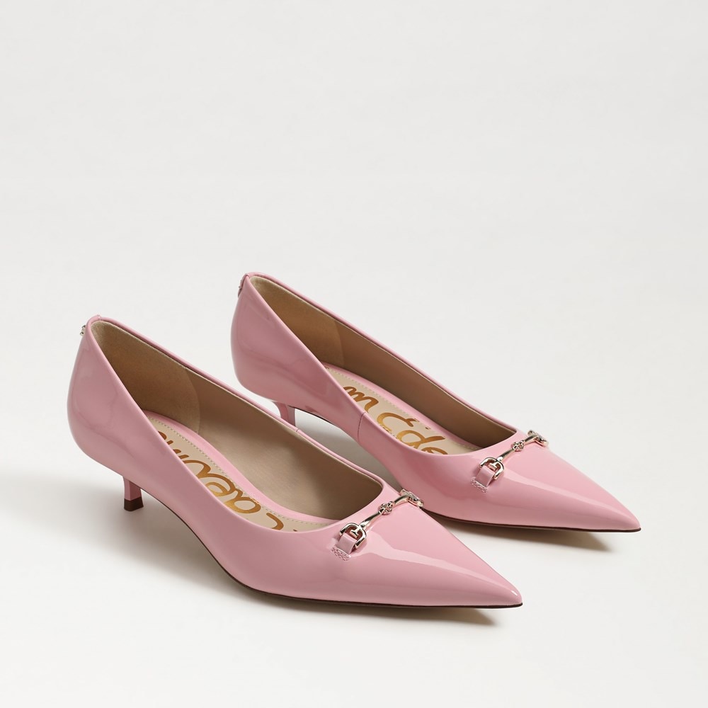 Kaya Pointed Toe Kitten Heel Pump - Pair