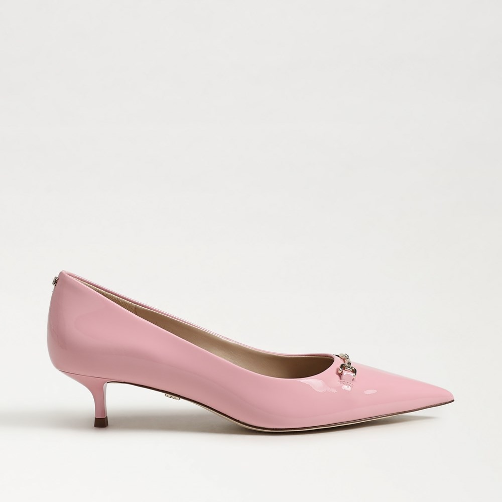 Kaya Pointed Toe Kitten Heel Pump - Right