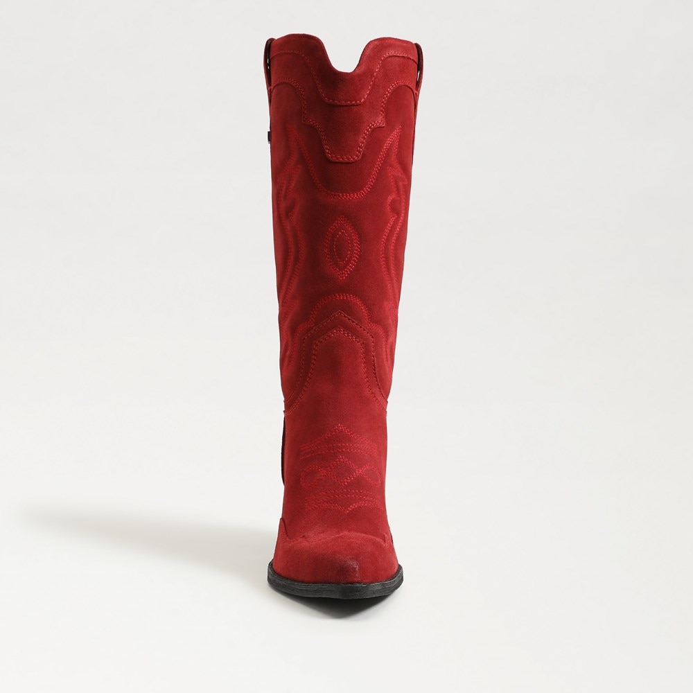 James Wide Calf Western Boot - Front