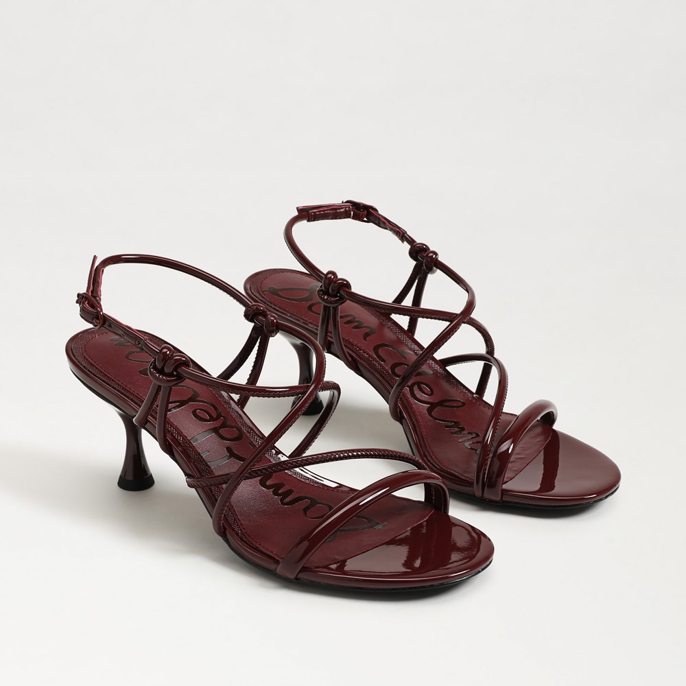 French Merlot patent leather