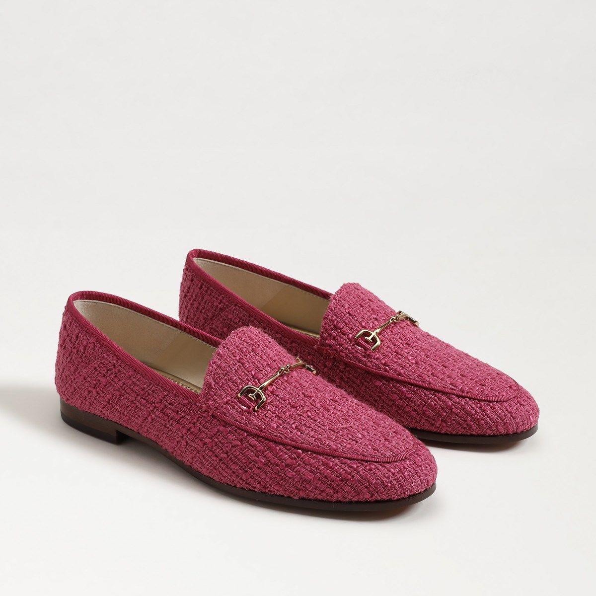 Sam Edelman Loraine Bit Loafer in Cafe Noiir Suede SAM EDELMAN Loraine Velvet Loafer Flats Golden Brown  main image 2