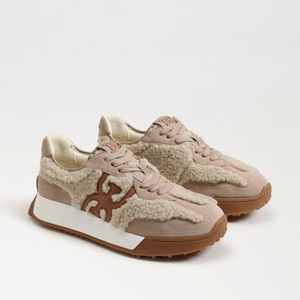 Natural/Tan Fur/ suede