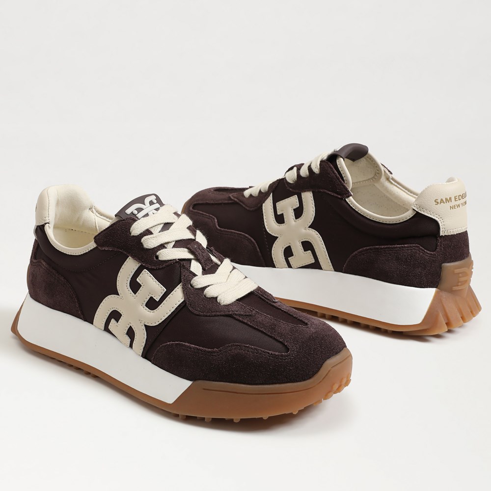 サム Sam Edelman Langley Retro Woven Logo Detail Platform
