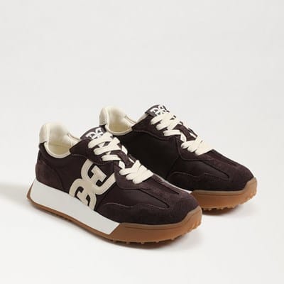 Sam Edelman Ivey suède sneakers Rood - Schoenen.nl