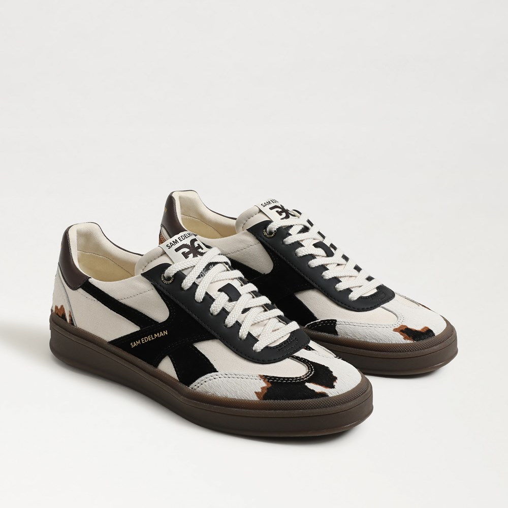 Althea Sneaker Cow Print Calf Hair