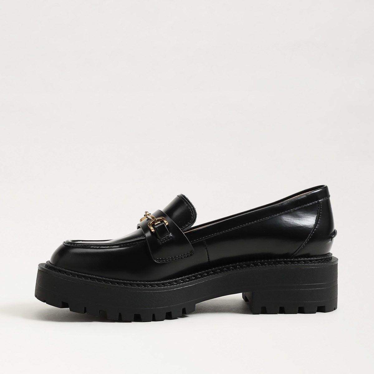 Sam Edelman Black Patent Lug Sole Bit Loafers Sam Edelman Women main image 2
