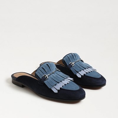(取寄) サムエデルマン レディース リニー Sam Edelman women Linnie Hudson Navy Denim Sam Edelman Linnie Bit Mule | Women's Mules