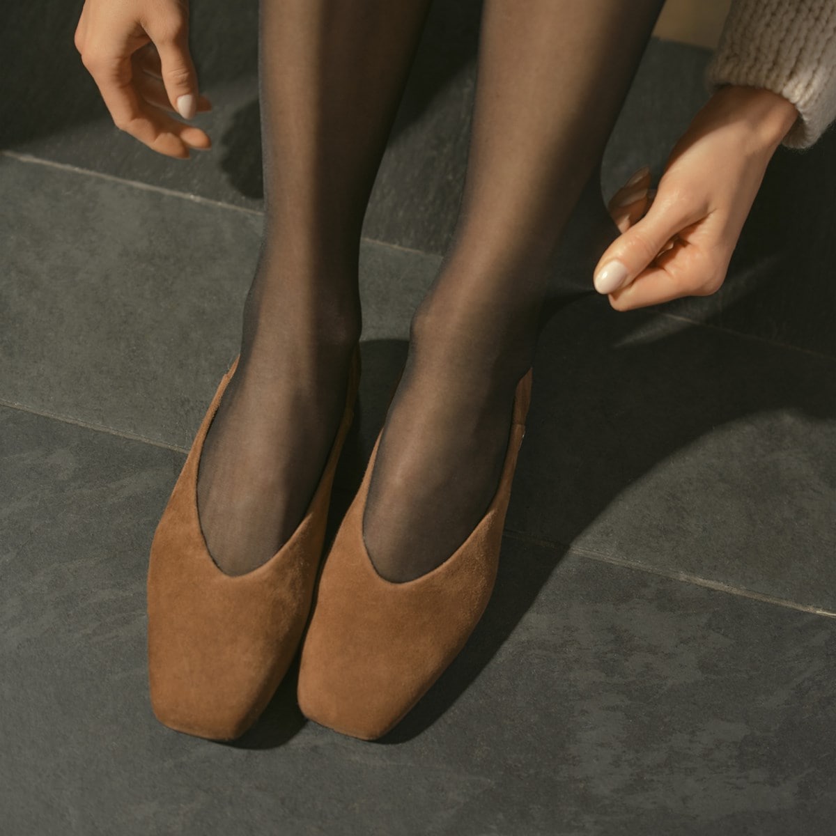 Sam Edelman Kasey Square Toe Ballet Flat | Women's Flats and Loafers