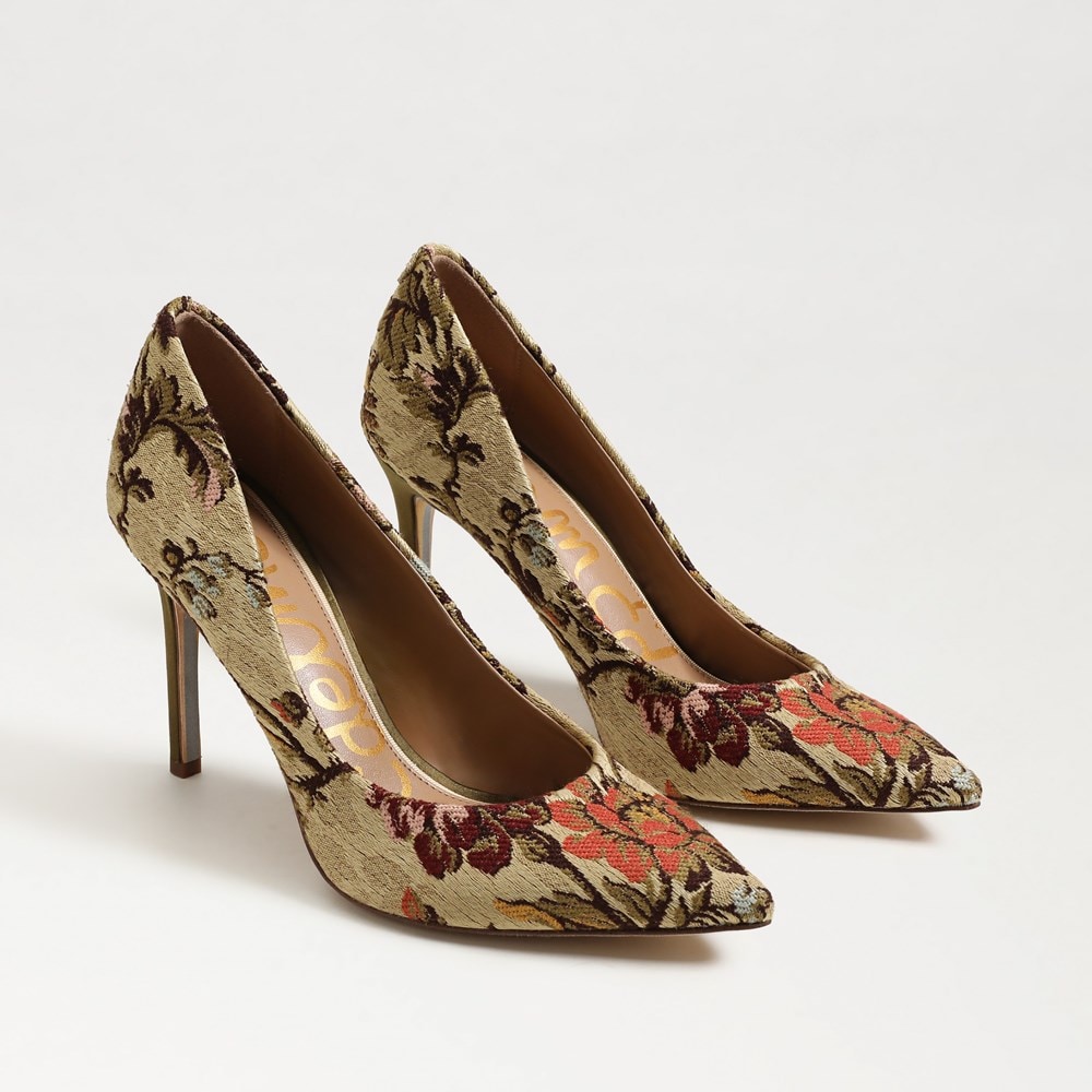 Hazel Pointed Toe Pump Natural/