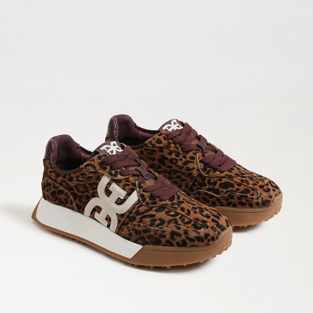 Langley Lace Up Sneaker Leopard