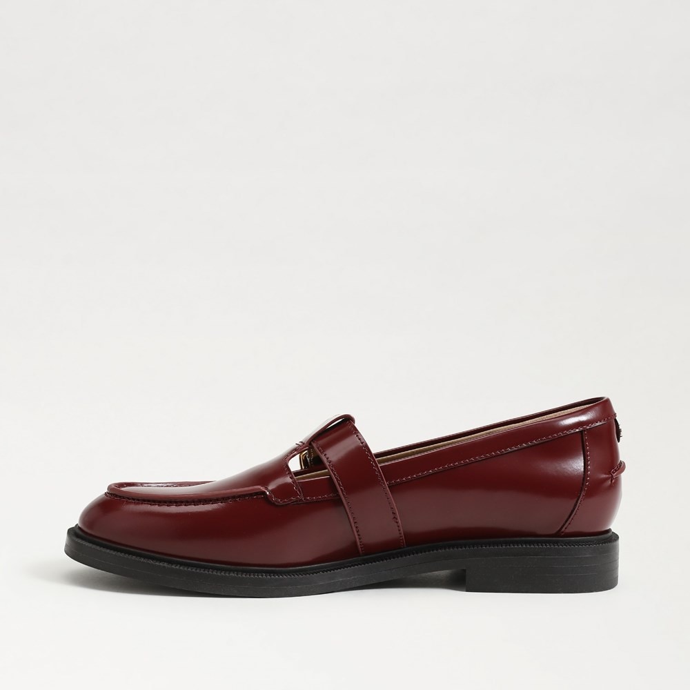 Elaina T-Strap Buckle Loafer - Left